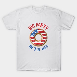 Donuts Party in the USA T-Shirt